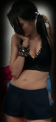 Shy girl